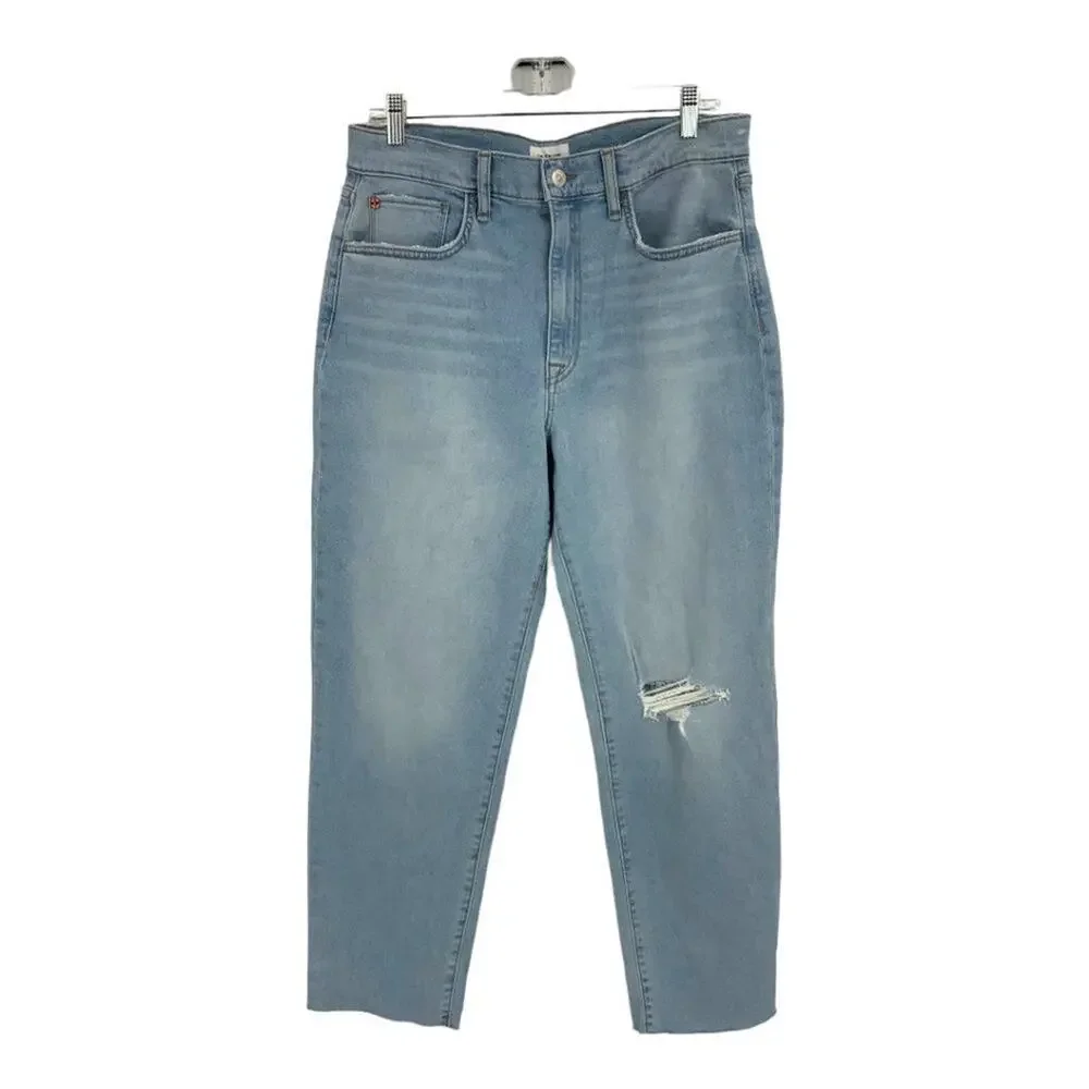 Hudson Kass Mischa High-rise Straight Ankle Jean Size 29 NWT $225 MSRP